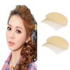 ericotry 2PCS Charming Bump It Up Volume Inserts Hair Decoration Comb Sponge Foam Do Beehive hair styler Insert Tool Hair Comb Hair Stick Bun Maker Tool(Beige)