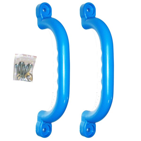 KidWise 10 Inch Safety Hand Grips for Playsets, Set of 2 - Blue