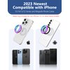 Double-Sided Magsafe Phone Grip Strong Magnetic Ring Holder Compatible for Smartphone, iPhone 15/14/13/12 Plus Pro Max,Google,Samsung,Magsafe Accessories