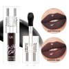 KTouler 3Pcs Translucent Lip Gloss, Plumping Lip Oil/Mirror Highlight Lip Gloss,Moisturizing Hydrating And Nourishing Lip Plumper Gloss (Pink+Honey+Black, B)