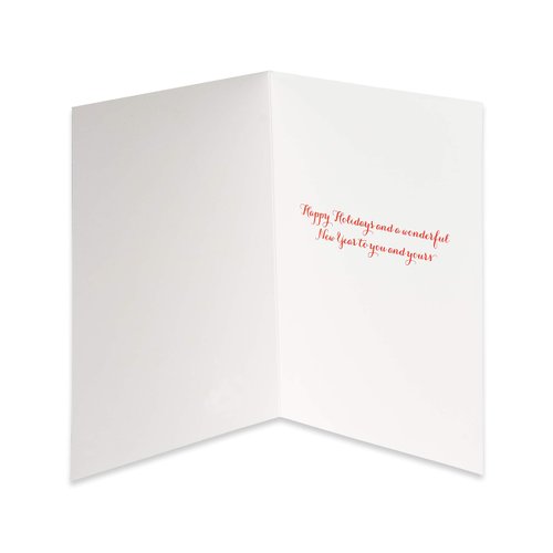 Papyrus Christmas Cards Boxed with Envelopes, To You and Yours, Holiday Tree (14-Count)