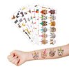 97 Pcs Funny Cat Temporary Tattoos Sticker Pet Animal Cats Themed Birthday Party Supplies Decorations Decor Favors Game Gifts Ideas Girls Boys Baby Showers Cute Fake Tattoo School Reward Home