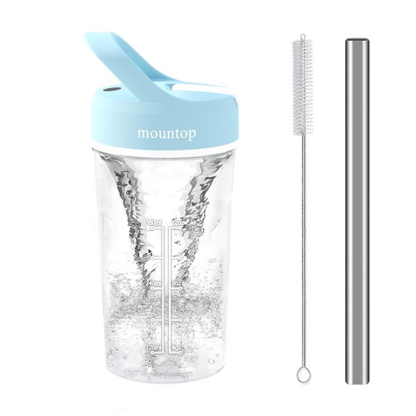 Electric Shaker Bottle, Shaker Bottles for Protein Shakes, Blender Shaker Bottle for Pre-Workout, Rechargeable Shaker Cups, BPA-free Mixer Bottles for Protein Powder, Whey, and Other Supplements