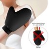 WOBEVB Self Tanning Mitt Applicator Kit, Self Tan Glove, Face Tan Mitt, Back Lotion Applicator, Exfoliating Glove for Self Tanner Fake Bake Tan
