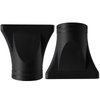 2PCS Professional Salon Hairdressing Tool Black Plastic Salon Replacement Hair Dryer Nozzle Replacement Blow Flat Hairdressing Salon Styling Tool ONLY for Outer Diameter 4.5cm