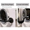 Spidfee Front Load Washer Door Prop, Magnetic Flexible Washer and Dryer Door Support Keep Washer Drying Door Open to Keep Dry - Black