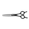 Very Sharp Kobaruto - Rebel - 440c Silver Black Cobalt 6" 35% Cut Ratio Hair Thinning Shears Scissors for Stylists and Barbers
