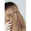2PCS Women Metal Alloy French Hair Barrette Hair Clip Simple Hair Pin Hair Accessories Spring Clips (Gold)