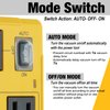 SENCTRL Automatic Vacuum Switch for Power Tools to Turn Dust Collector On and Off Automatically, Auto Switch for Woodworking Table Saw, Delay Shut Off Shop Vac, Safety Overload Circuit Breaker