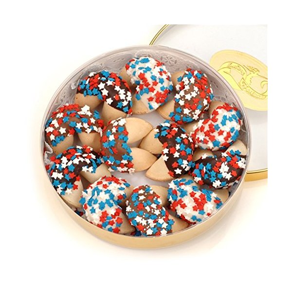 Patriotic Wheel of Fortune Cookies
