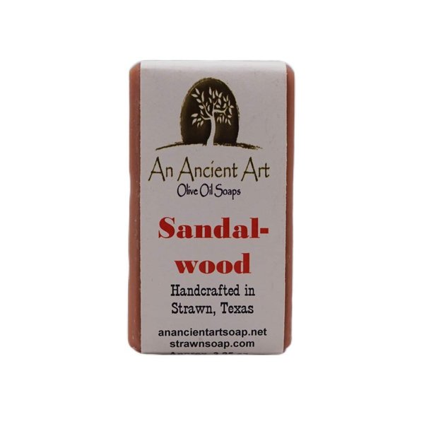 Ancient Art Soap 3.25oz Handcrafted Olive Oil Soap Bar Sandalwood