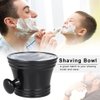 Shaving Mug Anself Man's Plastic Shaving Bowl with Handle Soup Bowl Barber Cleaning Soup Cup for Razor