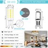 winshine G9 LED Bulb T4 Chandelier Light Bulbs 5000K Daylight, 4W (40W Halogen Replacement) G9 Bi Pin Ceramic Base, 120V AC 360°Beam Angle for, Barthroom Lamp, Crystal Wall Lamp Not-Dimmable 6 Pack