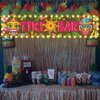 OuMuaMua Hawaiian Tiki Party Decorations, Luau Tiki Decorations Banner, Tiki Bar Sign with Lights for Summer Aloha Moana Hawaii Luau Party Decorations, Tropical Birthday Beach Pool Party Supplies