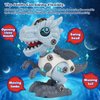 BRELAORY Dinosaur Toys for Kids 3-5，Take Apart Toys for Boys, STEM Building Construction Kids Toys with Sound and Light,Party Christmas Birthday Gifts for 3 4 5 6 7 8 Year Old