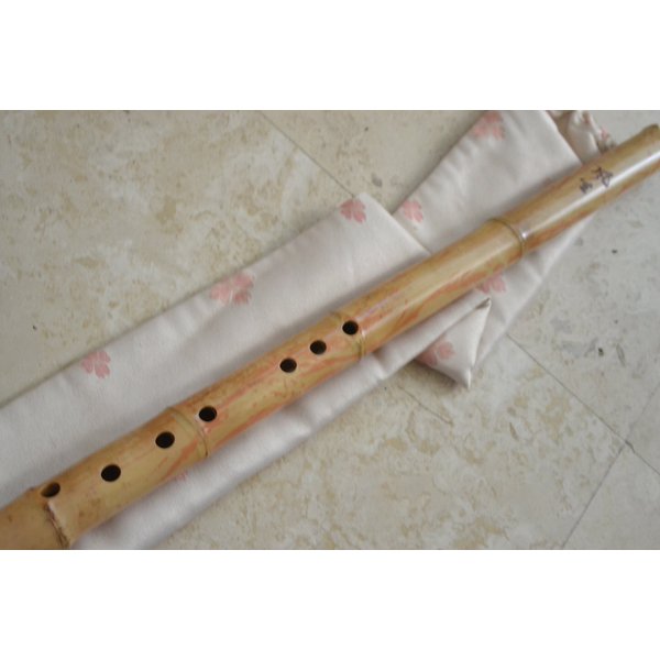 8 Hole Shakuhachi Dongxiao Bamboo Flute C/F Key Zen Instrument