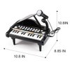 Piano Toy Keyboard for Baby & Toddlers Birthday Gift Toy for 1 2 3 4 Year Old Kids Toy Piano 24 Keys, Black