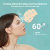 Yourga Steam Eye Mask Chinese Acupuncture Points 10 Packs for Dark Circles and Puffiness, 60 Minutes Self Heated Eye mask for Relief Eye Fatigue Disposable Warm Eye Mask for Dry Eyes