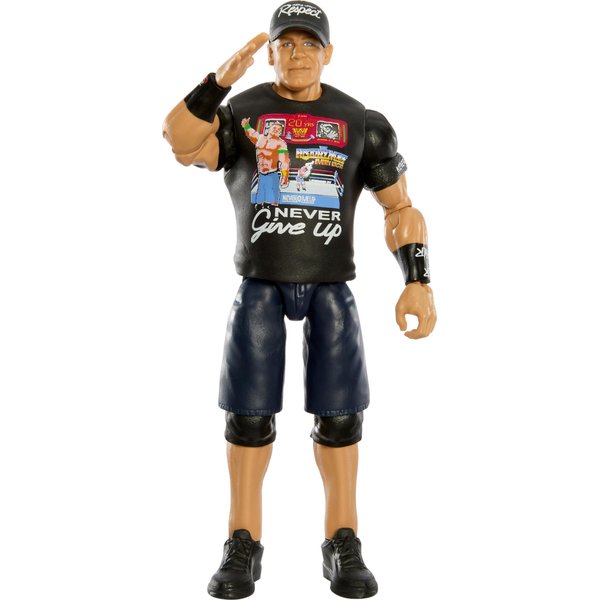 Mattel WWE Action Figure, Series #143 John Cena 6-inch Collectible with 10 Articulation Points & Life-Like Look