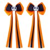 Halloween Hair Bows for Women & Girls, Beleki Spooky Face Ghost Hair Clips Grosgrain Hair Bow with Long Tial Halloween Hair Accessory for Costume Party Favors Trick or Treat Kids Gifts