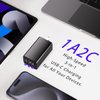 wegear USB C Charger Block 65W Fast Charging, 3-Port USB C Charger with 5FT Cable, Foldable Plug Design for Travel, USB Charger Block Compatible with MacBook, Tablet, 16/15/14/Pro, Galaxy S24 and More