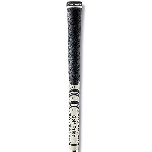 Golf Pride MCC New Decade MultiCompound Golf Grip, Standard, White/Black