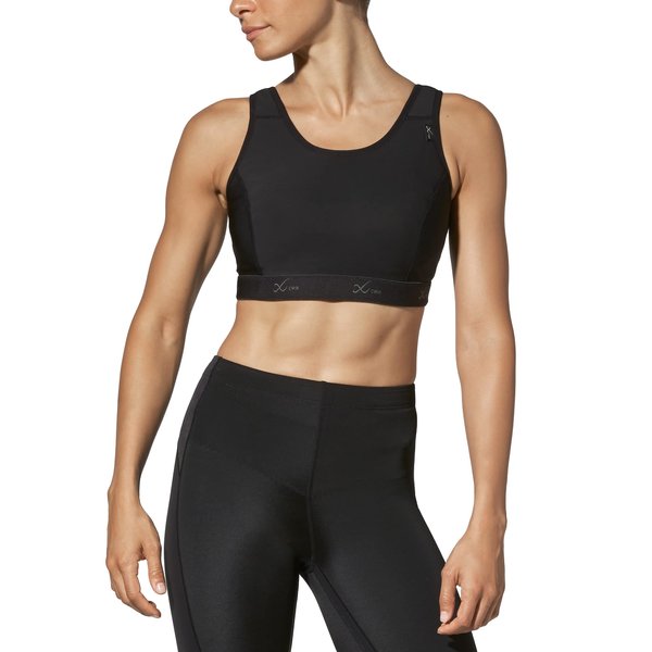 CW-X Women's High Impact Stabilyx Full Figure Sports Bra, Black, 40DD