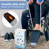 Upgrade Sock Aid - Socks Helper with Adjustable Cords, Easy on Sock Aid Tool with Ergonomic Soft Foam Round Handles for Elderly, Disabled, Pregnant, Diabetics-Sock Helper Aide Tool