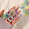 100pcs Multicolour Elastic Hair Ties Mini Hair Bands Tiny Rubber Bands,Colorful Nylon Elastics Hair Tie Girls' Ponytail Holder Accessories Hair Accessories
