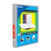 BAZIC 1/2" Grey 3-Ring View Binder w/ 2-Pockets