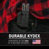 Clip & Carry Kydex Multitool Sheath for Victorinox SWISSTOOL - Made in USA (Multi-tool not included) Multi Tool Holder Holster (Carbon Fiber Red)