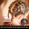 EnMart Natural Hair Care Conditioning Gel, Hair Styling Wax, Fast Drying Hair Pomade, Hold Dreadlocks Hair Pomade for Men, Long-Lasting Dreadlocks Gel, Shine Moisturizing, Braid Styling Gel, 50g