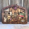 Nativity Puzzle, Wooden Jesus Puzzle Statue, Wood Burned Design, Sculpture Decor for Kids Ages 3-5 and Adults, Home Educational Wooden Puzzles Birthday Gifts (7.9 x 5.9 in)