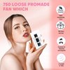 GLAMOREYELASH 750 Promade Fans Loose Mix, Natural Eyelashes Extensions 3D-16D, Handmade Individual Lashes 0.03/0.05/0.07mm Thickness, C CC D, 8-16mm Length for Fluffy Eyelash Cluster (5D-0.07-D, 14-15-16mm)