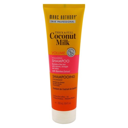 Marc Anthony Coconut Milk Shampoo Volume 8.4 Ounce (250ml) (2 Pack)