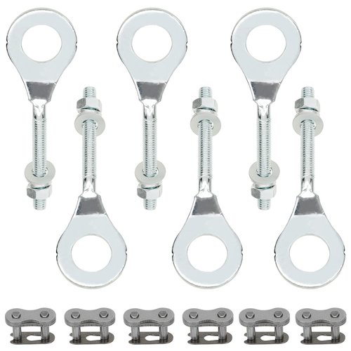 YOXUFA 15mm Mini Bike Chain Adjuster Tensioner for Predator 212cc 196cc 6.5hp Coleman CT200U BT200X Baja Warrior MB200 Motovox MBX10 Massimo Monster Moto MMB80 CRF50 XR50 50-125cc Pit Dirt Bike Parts