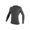 O'Neill Youth Basic Skins UPF 50+ Short Sleeve Rash Guard, Graphite, 16