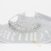 GAFATORY Birthday Sash Silver It's My Birthday Sash and Crown Birthday Girl Sash Birthday Crown Gift Party Decorations for Women Girls