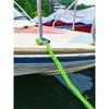 Bungee Boat Dock Line, Boat Rope Mooring Rope with Double 316 Stainless Steel Clips Accessories for Bass Boat, Jet Ski, Kayak, Pontoon, Watercraft, Waverunner, SeaDoo, Canoe,2Packs,4-6FT,Green