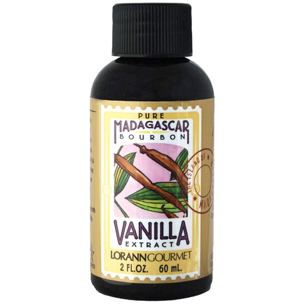 LorAnn Organic Madagascar Vanilla Extract, 2 ounce bottle