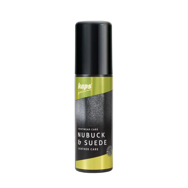 Kaps Shoe Conditioner For Nubuck And Suede, With Sponge Applicator, Nubuck Suede Care, 7 Colors (118 - Black)