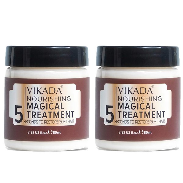 Nichalous Vikada Hair Straightener Mask with Deep Repair, Vikada Nourishing 5 Magical Treatment, Vikada Nourishing Magical Treatment, Deep Moisturizing Hair Mask (2)