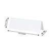 WUPYI Reusable Name Tent Cards,60 Pieces Dry Erase Name Tent Table Cards Desk Name Tags Classroom Wedding Guest Name Plate