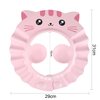 Baby Shower Cap Shampoo Shield Kids Bath Visor Protect Eyes Ears Face Adjustable Bath Shower Protector Hair Wash Shield Earmuff Waterproof Bath Cap for Kids