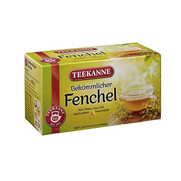 TEEKANNE Fenchel (fennel) / 3x 20 tea bags / fresh + direct german-import