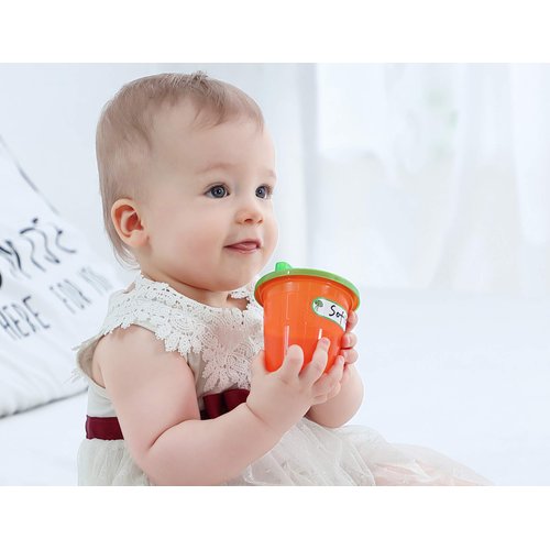 Baby Bottle Labels for Daycare, Self-Laminating, Waterproof Write-On Name Labels, Assorted Sizes & Colors, Pack of 64