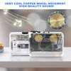 Walkman Auto Reverse ＆Clear Stereo Cassette Player,Built-in Cool Copper Wheel Movement＆Earphone,Cassette Tape to MP3 Converter with Tape Converter Software,Powered by USB Power Cord or AA Battery