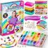 GirlZone Good Vibes DIY Jewelry Kit, Girls Jewelry Making Kit with Beads, Girls' Jewelry Tools and Clay to Make Charms, Fun Crafts for Girls Ages 8-12