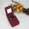 CAIRIAC Lipstick Case with Mirror, Mini Lipstick Holder Purse, Small Cosmetic Bag for Lipsticks, Travel Lipstick Pouch, Portable Makeup Cosmetic Pouch, Lipstick Case Holder for Women Ladies (1PCS)