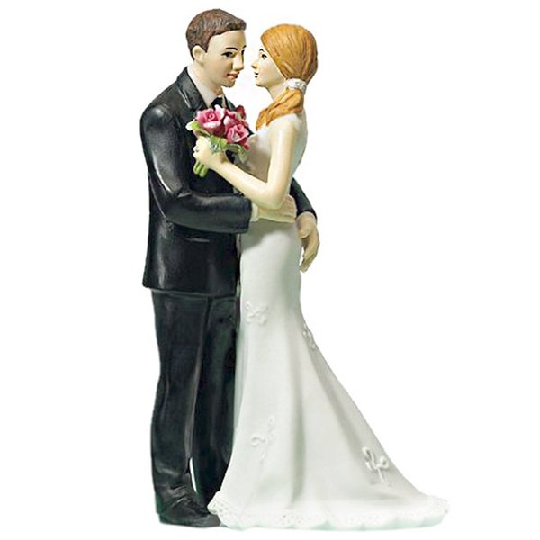 Weddingstar My Main Squeeze Cheeky Couple Porcelain Cake Topper